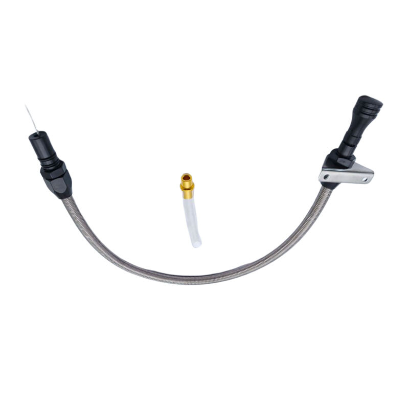 Flexible Automatic Transmission Dipstick For CHEVY GM 400 Turbo SBC BBC Black