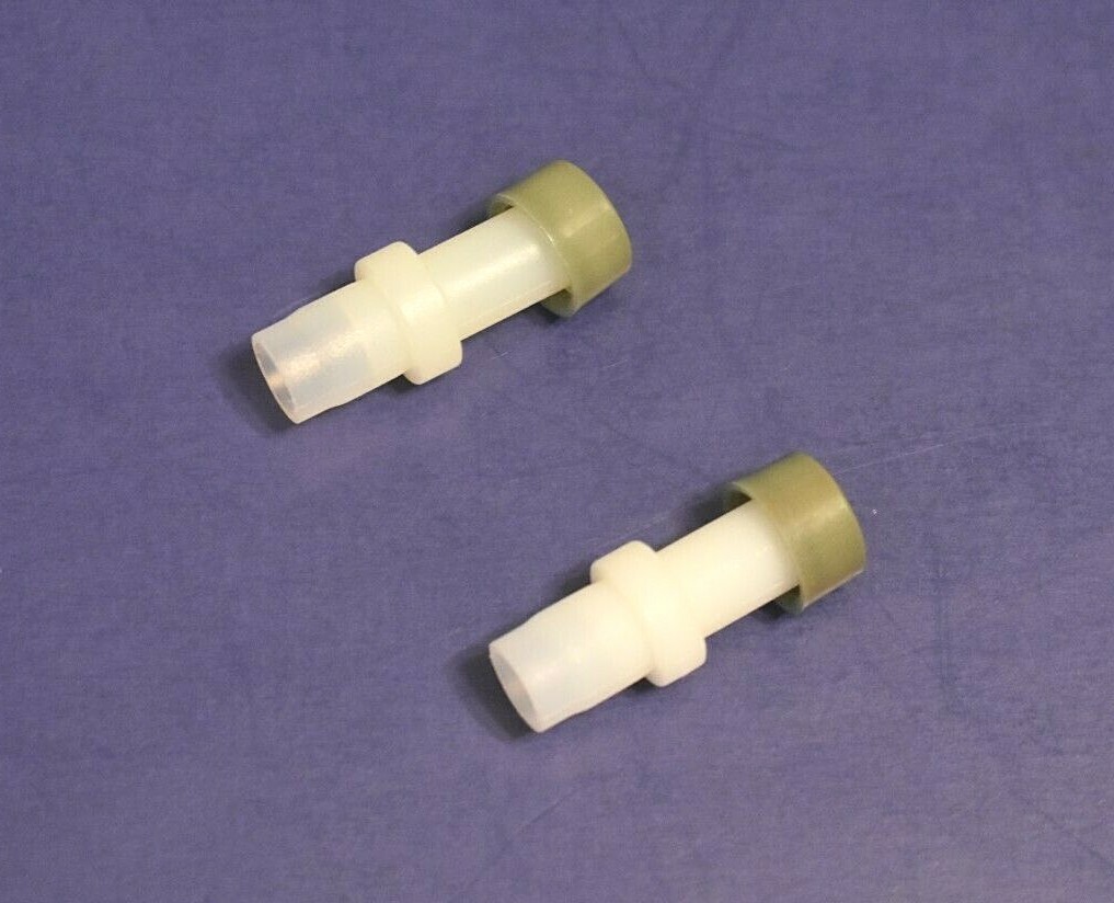 2 PK GM TH350 TH350C, TH250 TH250C Plastic Case Vent Breather Tube Jiggle Cap