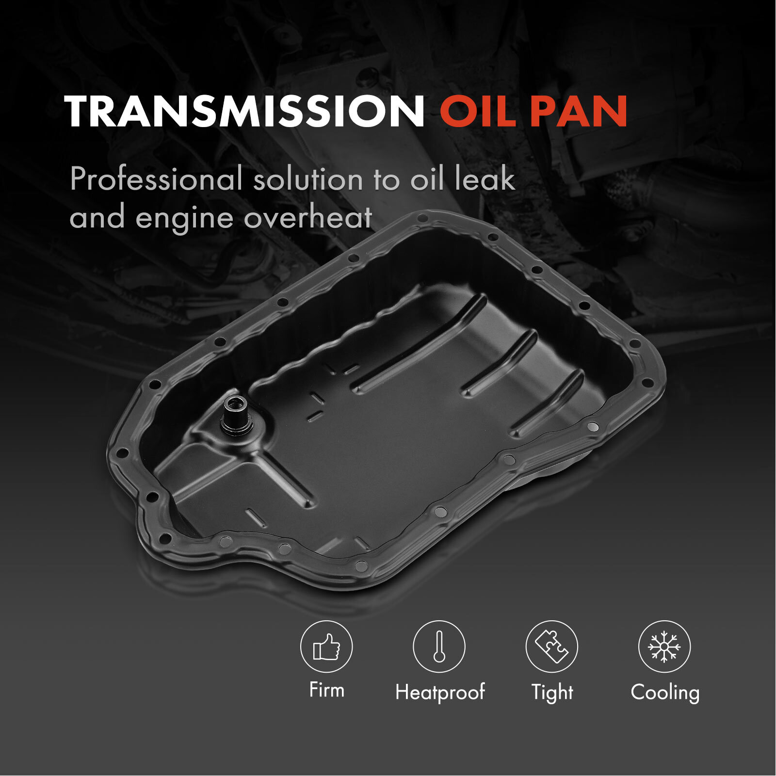 Auto Transmission Oil Pan w/ Gasket for Scion tC 11-16 Camry Highlander Sienna