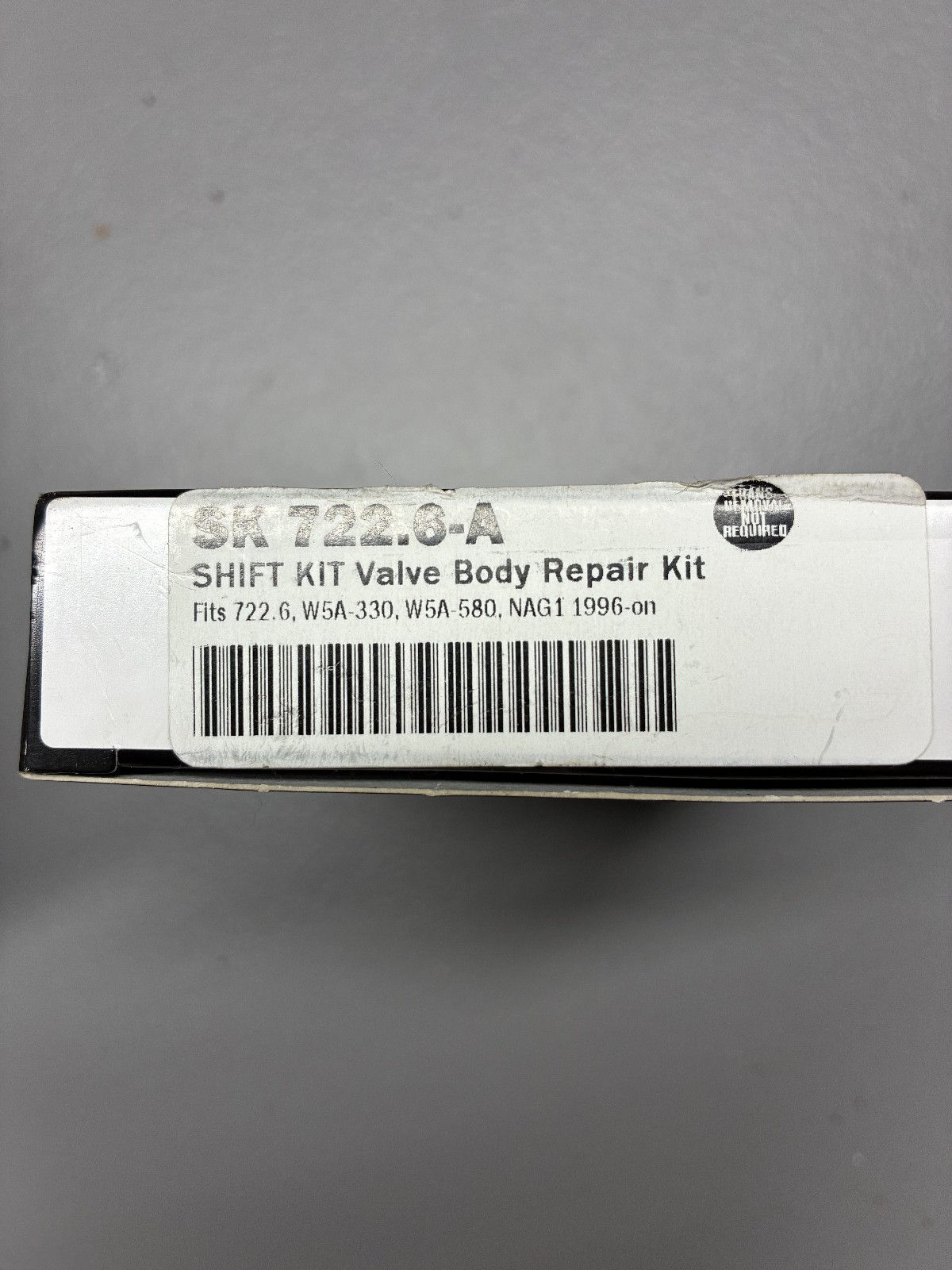 TransGo SHIFT KIT Valve Body Repair Kit 722.6 W5A-330 W5A-580 NAG1 (SK 722.6-A)
