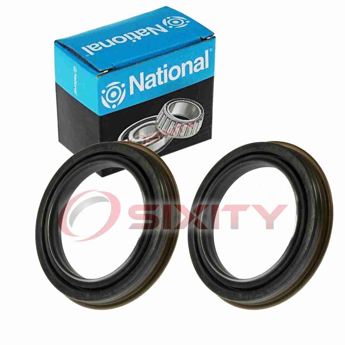 2 pc National Rear Inner Wheel Seals for 2001-2010 GMC Yukon XL 2500 pq