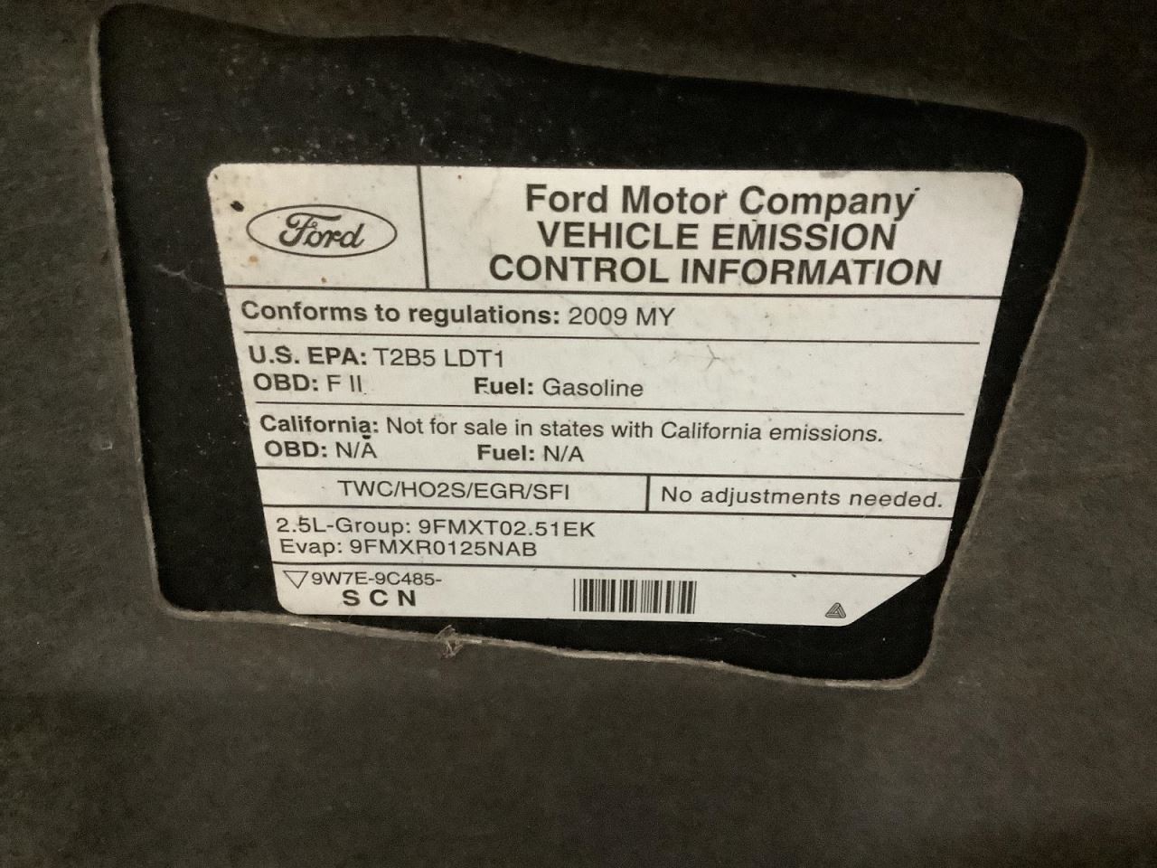 Automatic Transmission 2.5L 6 Speed 4WD Fits 09-11 MAZDA TRIBUTE 350867