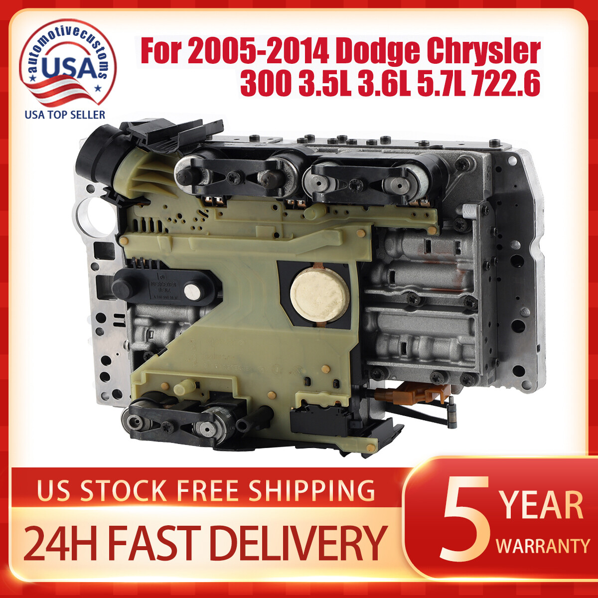 Transmission Valve Body W/Conductor Plate For Chrysler 300 Dodge Jeep 722.6 A+