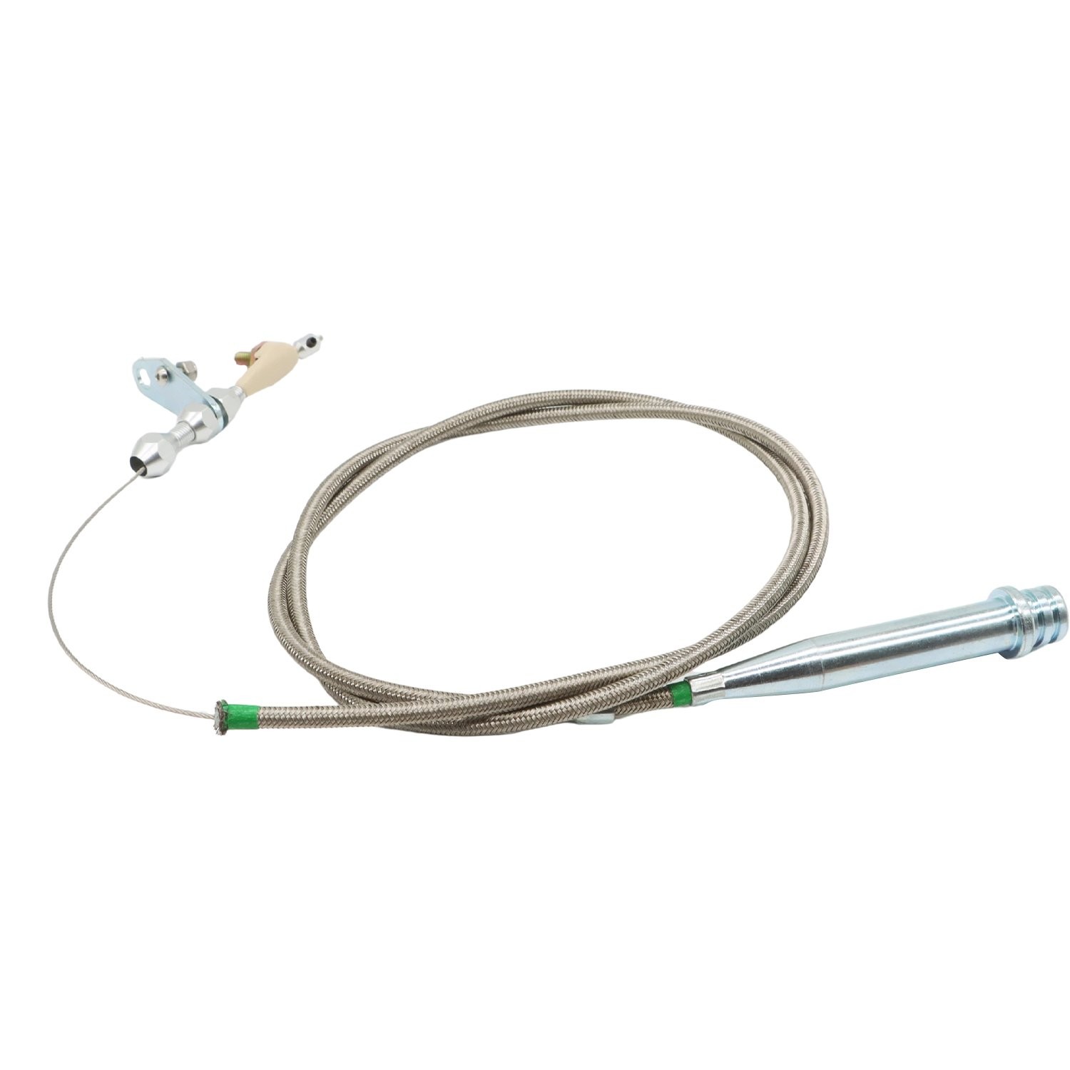 STAINLESS BRAIDED KICKDOWN CABLE FOR GM 350 TH350 TRANSMISSION DETENT
