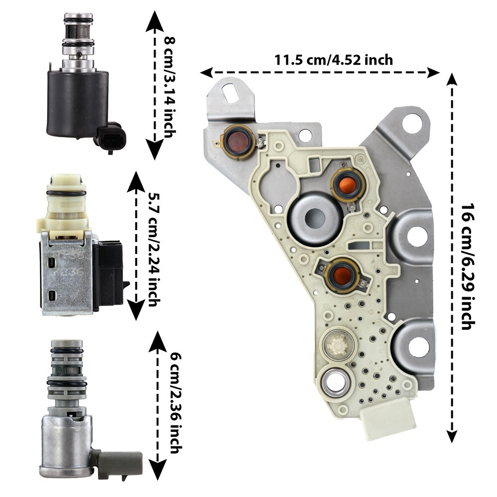 Transmission Solenoid Kit TCC Shift EPC Switch kit for 2004-up Chevrolet Buick