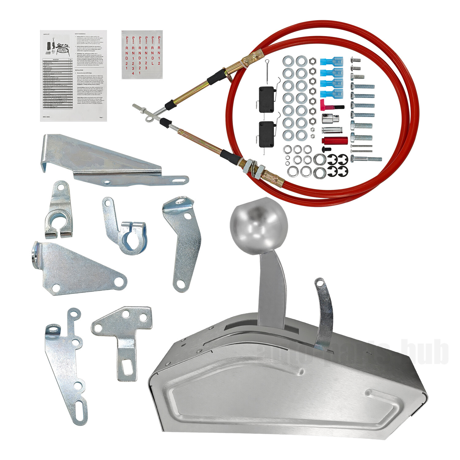 1PC For B&M 80842 Pro Ratchet Automatic Shifter 3 and 4 Speed AOD 727 A904