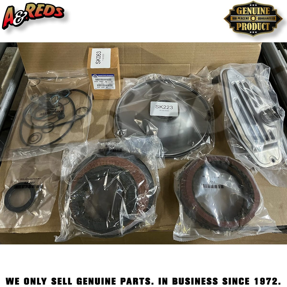 68RFE 4WD Factory Mopar Transmission Banner Rebuild Kit (#68336842AB)