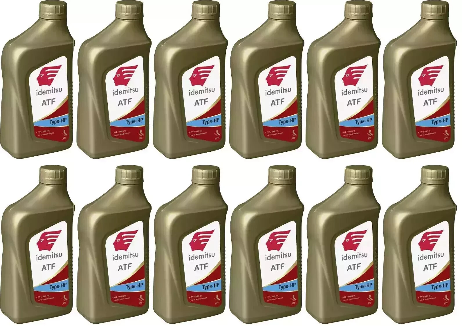 For Set of 12 Automatic Transmission Fluid 12- Quarts OEM TYPE-HP for Subaru