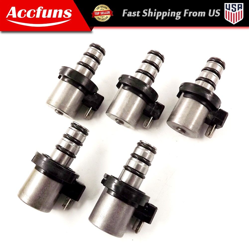 For Mitsubishi F4A41 F4A42 F4A51 V4A51 MD758981 5×Transmission Shift Solenoid