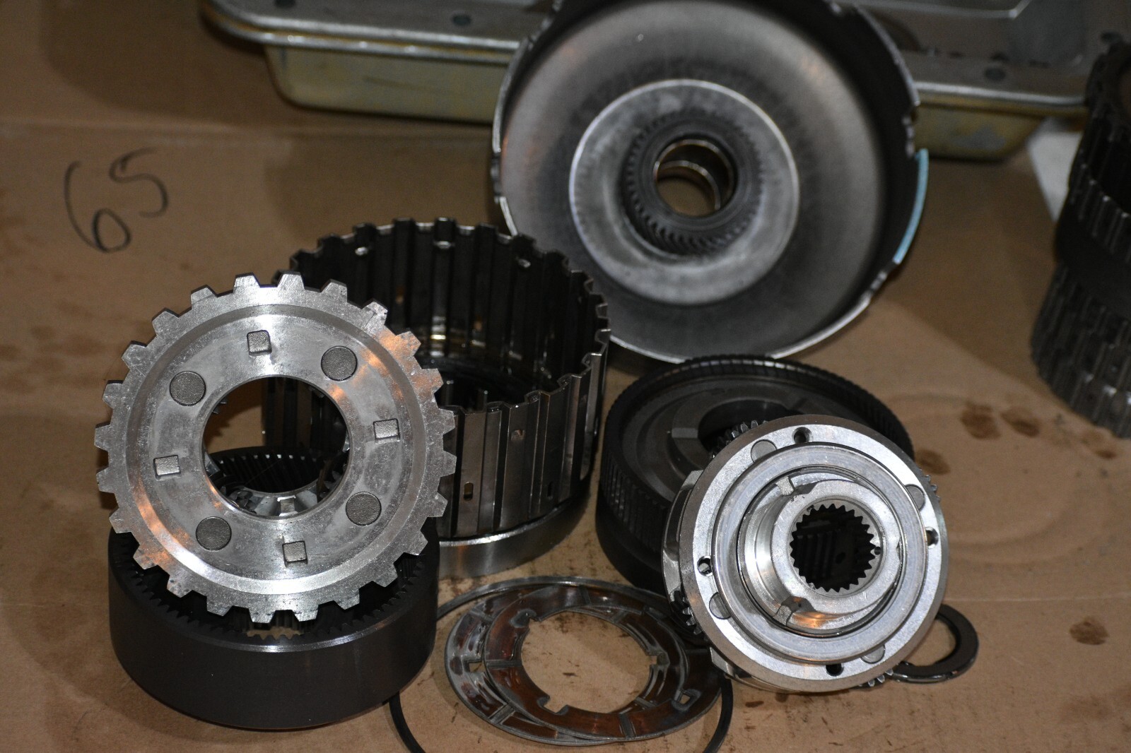 4R100 FRONT AND REAR COMPLETE PLANET ASSEMBLY WITH SUN GEAR AND SHELL