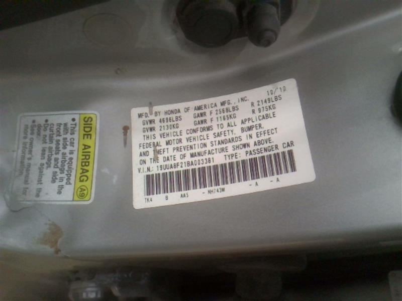 Automatic Transmission From 2011 Acura TL