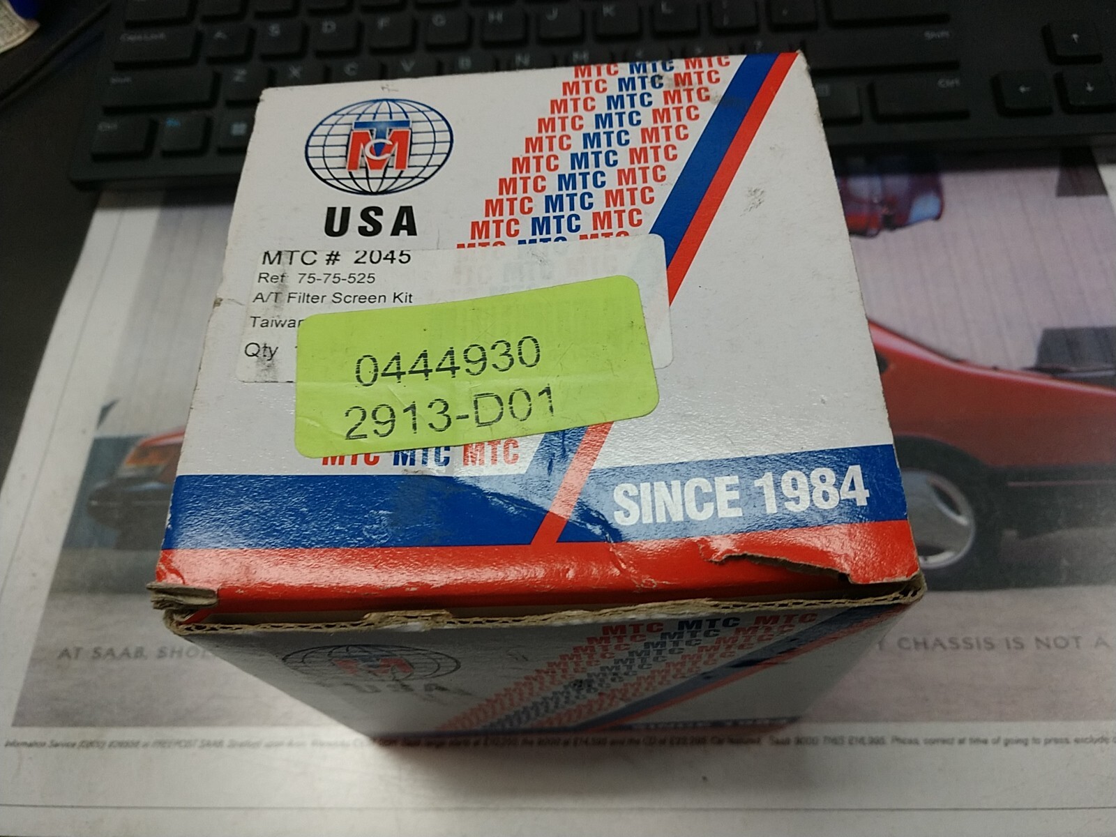 NEW MTC Saab 9000 Auto Transmission filter ZF 7575525