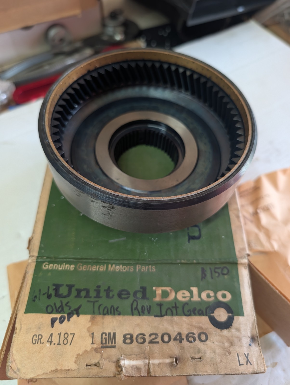 NOS GM 1961-62 Oldsmobile Pontiac Hydramatic Reverse Internal Gear. GM 8620460