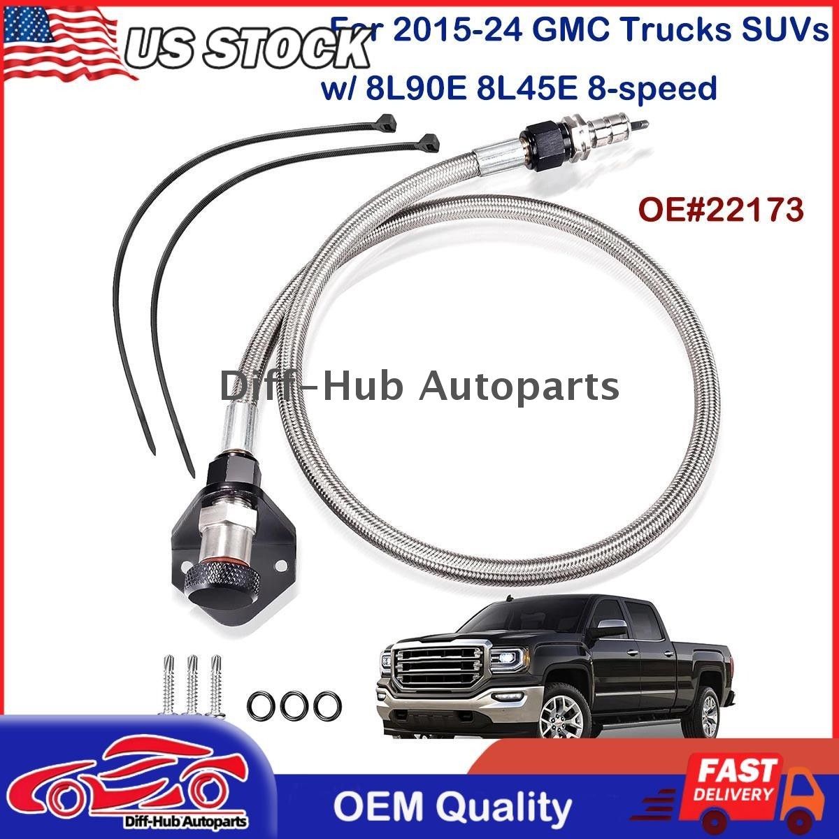 Automatic Transmission Fluid Locking Dipsticks for GMC Trucks and SUV 2015-2024