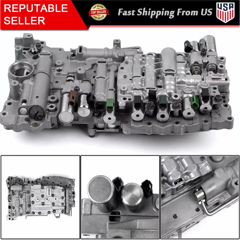 AB60E Transmission Valve Body W/ 9 Solenoids For Toyota Tundra Sequoia 89010