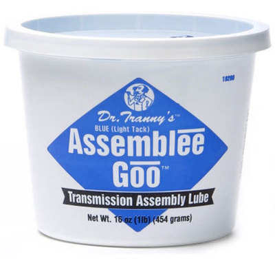 TRANSMISSION ASSEMBLY LUBE Dr Tranny Lubegard GREASE BLUE GOO OVERHAUL REBUILD