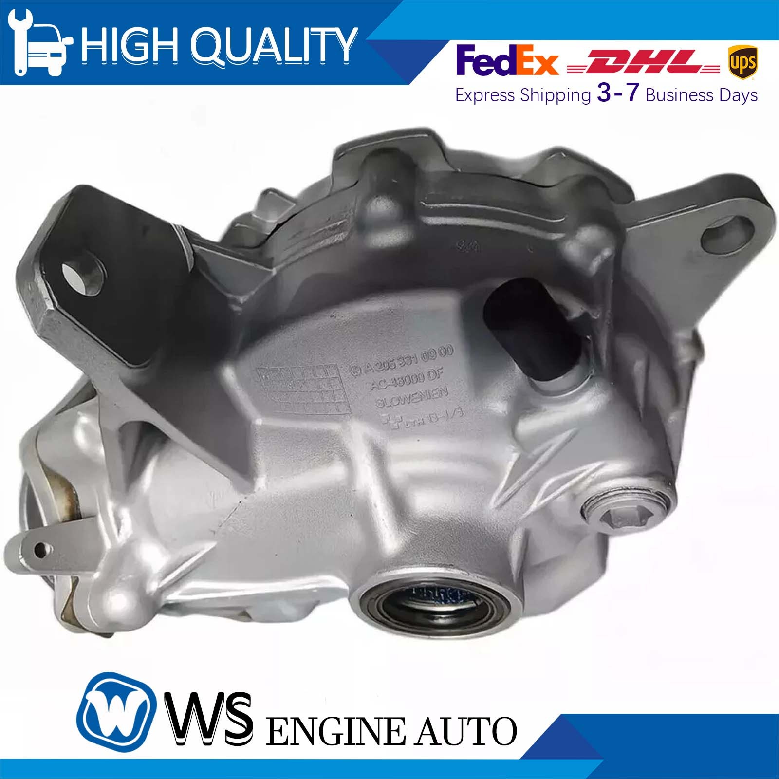 Front Axle Differential Assembly For 16-23 Mercedes-Benz C300 E350 A2053304207