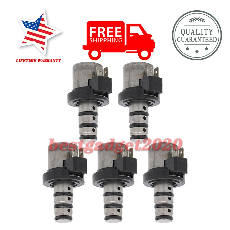 F4A41 F4A42 5pcs Transmission Shift Solenoids Kit Fits MITSUBISHI OUTLANDER 2.4L