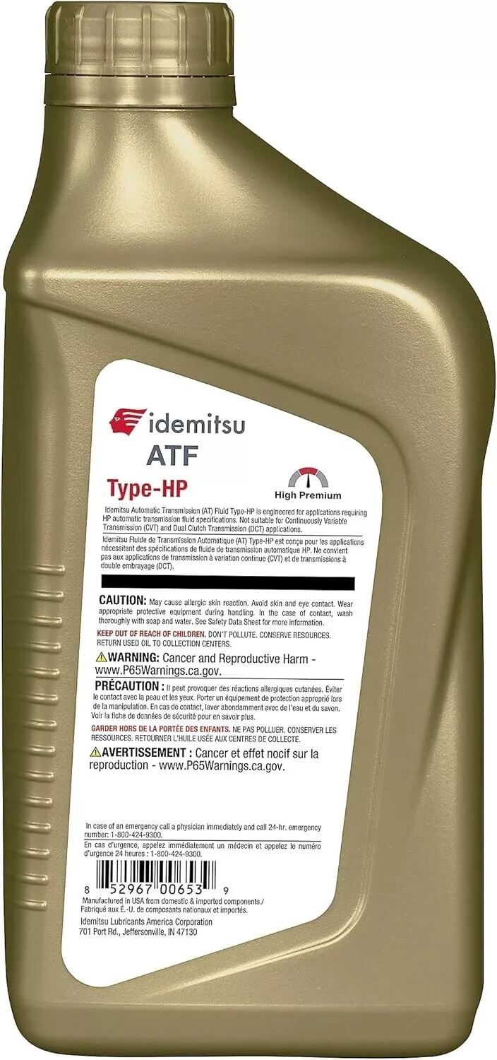 10 Quart Pack Automatic Transmission oil Fluid Set ATF TYPEHP for Subaru TYPE-HP