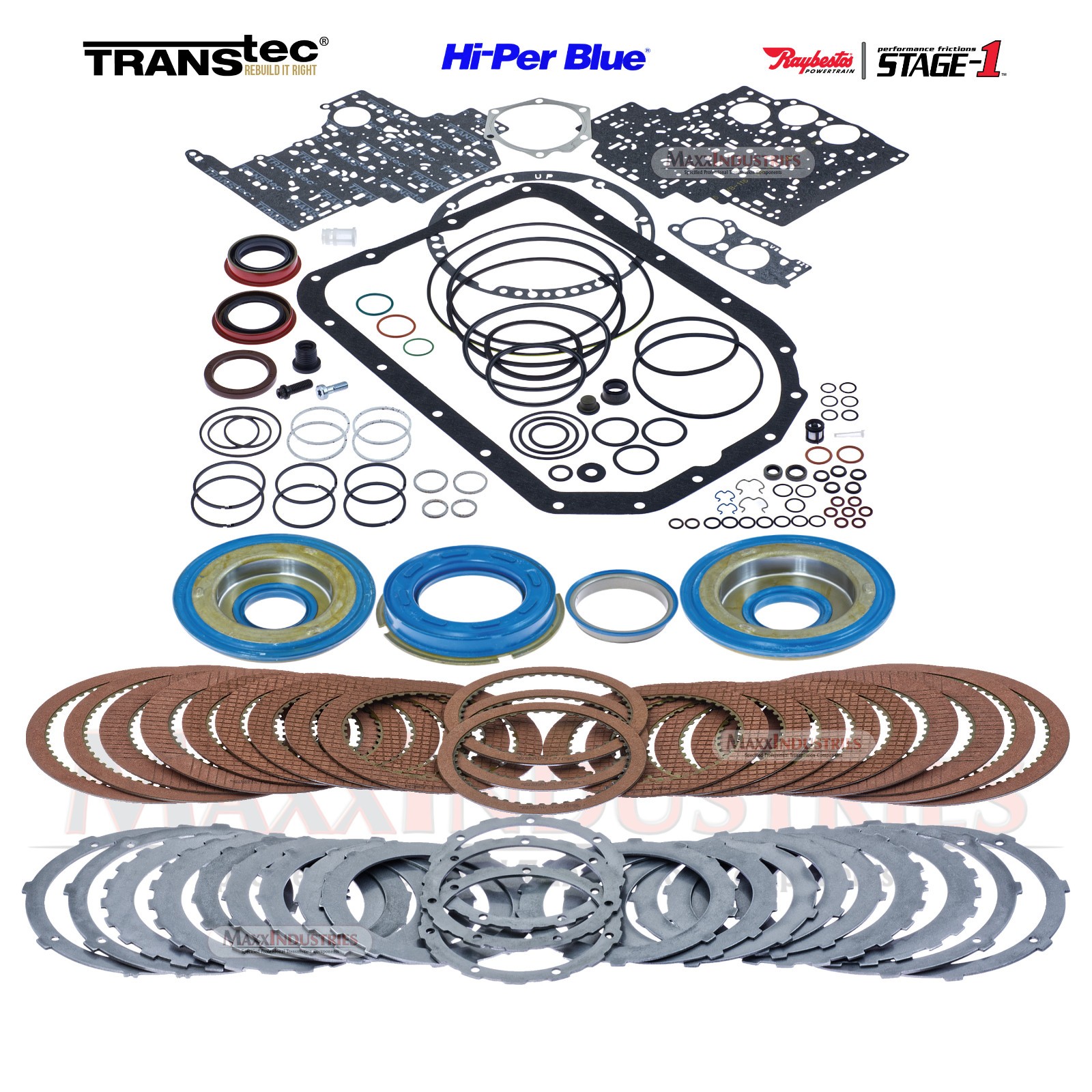 4L80E 4L85E Performance Stage-1™ Frictions Master Rebuild Kit Hi-Per Blu 1997-On