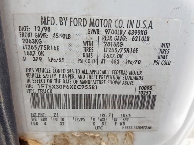 99 Ford F350 Super Duty USED 7.3L 4×2 Transmission Crossmember Mount