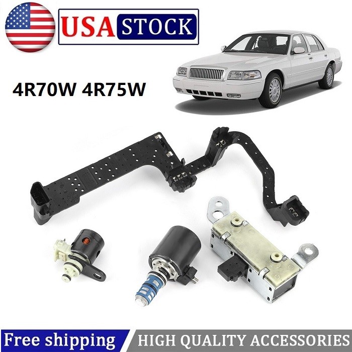 4Pcs Transmission Solenoid Valve Kit For Ford E150 E250 E350 F150 4R70W 4R75W BT
