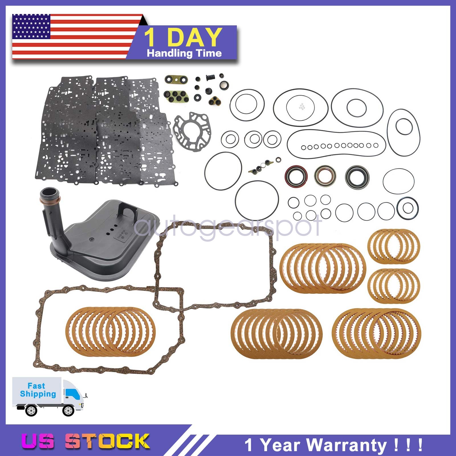 Transmission Master Rebuild Kit For 6L90 6L90E 6L80 6L80E W/Gaskets NEW
