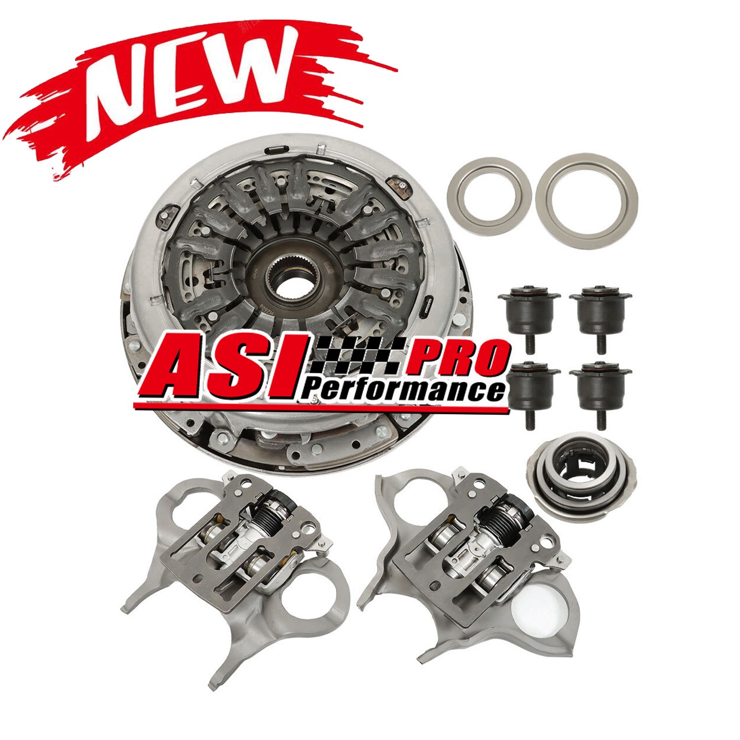 Transmission Dual Clutch Fork Kit Fit 12-2019 Ford Focus Fiesta 6DCT250 DPS6 US