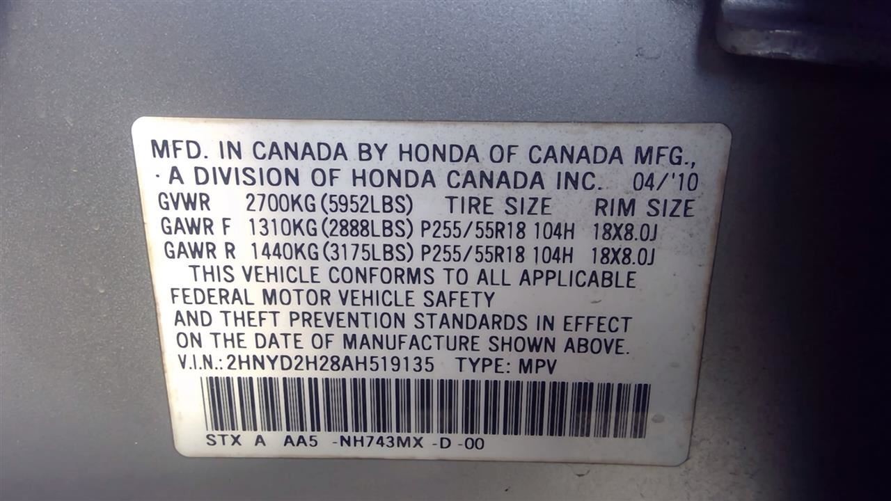 Automatic Transmission 3.7L Fits 10-13 MDX 2448102