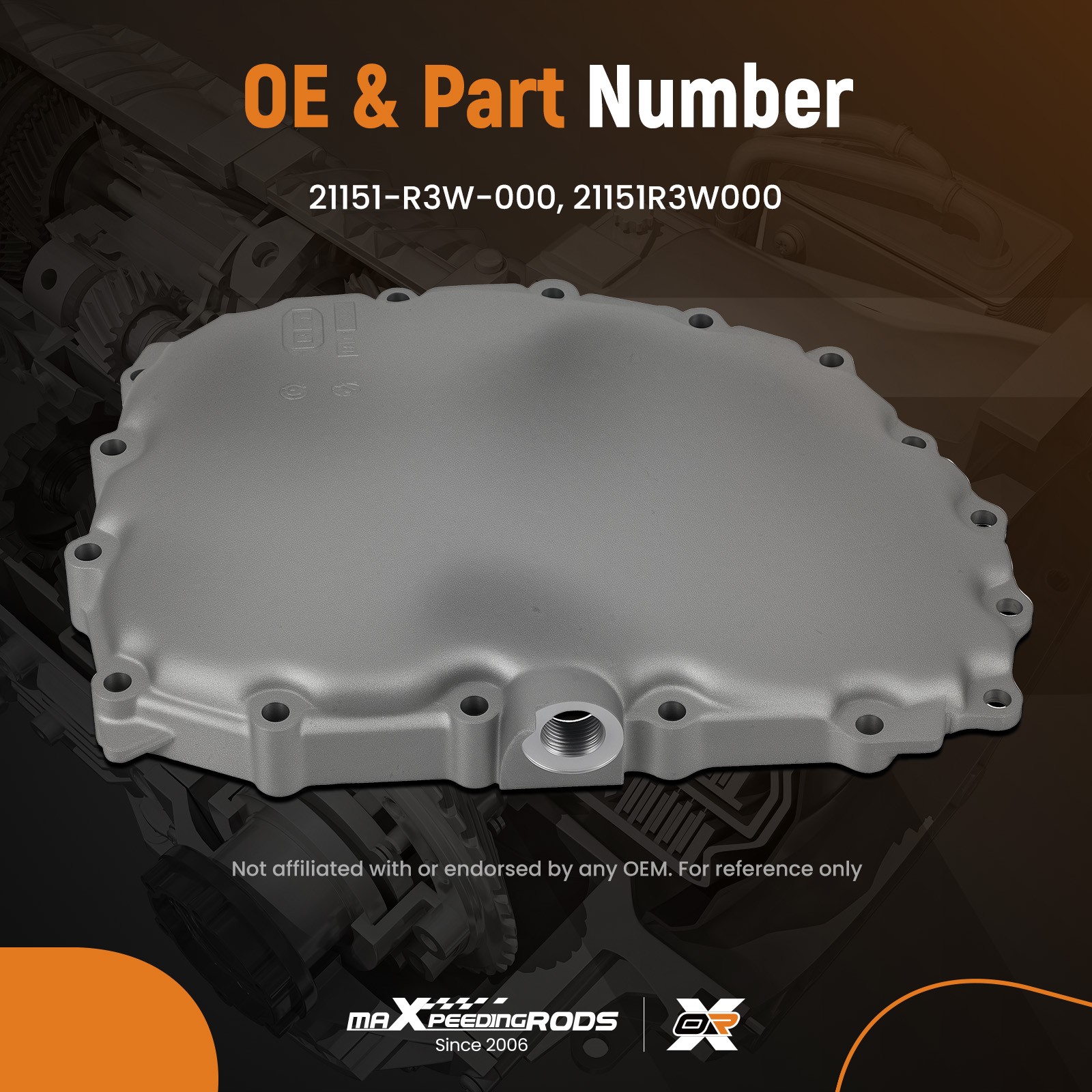 CVT Trans Oil Pan for Honda Civic Sedan Coupe 1.5L 2.0L 2014-2020 21151R3W000