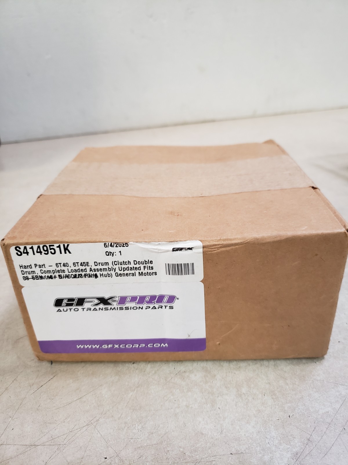 GFX PRO 6T40, 6T45E, DRUM, CLUTCH DOUBLE DRUM, COMPLETE LOADED ASSEMBLY S414951K