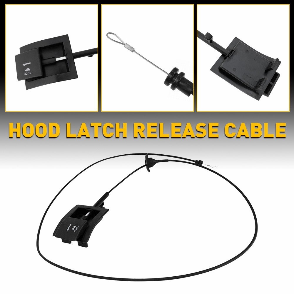 Hood Release Cable & Pull Handle For 1992-1997 Trucks F-Series Bronco & 912-042