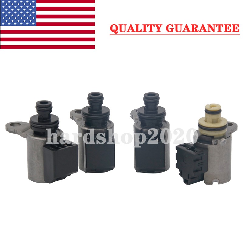 4Pcs CVT Transmission Solenoid Kit JF011E For Nissan Dodge 2007 Up 203452A