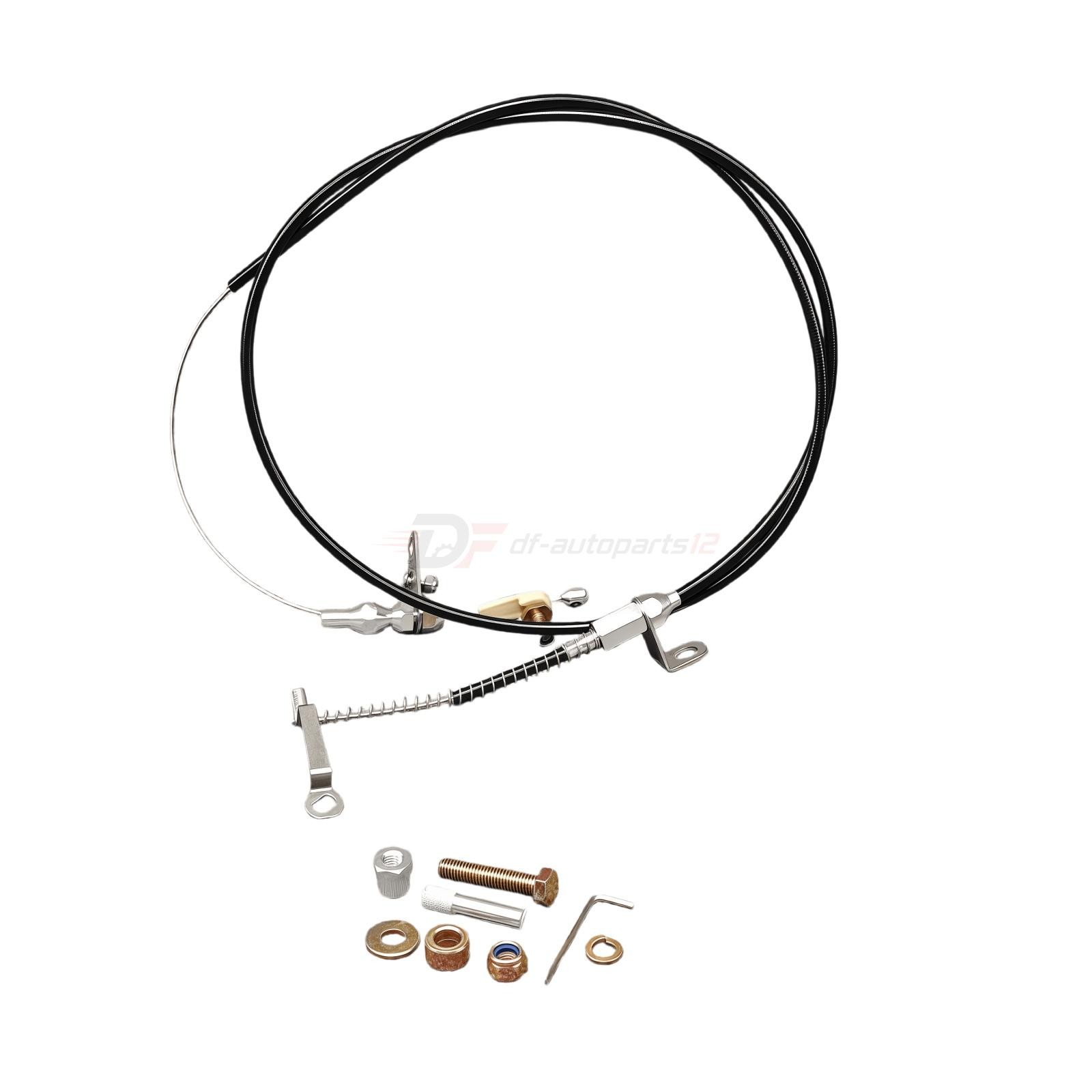 New Black Kickdown Cable Kit Fits For Ford/AOD Lokar KD-2AODU US