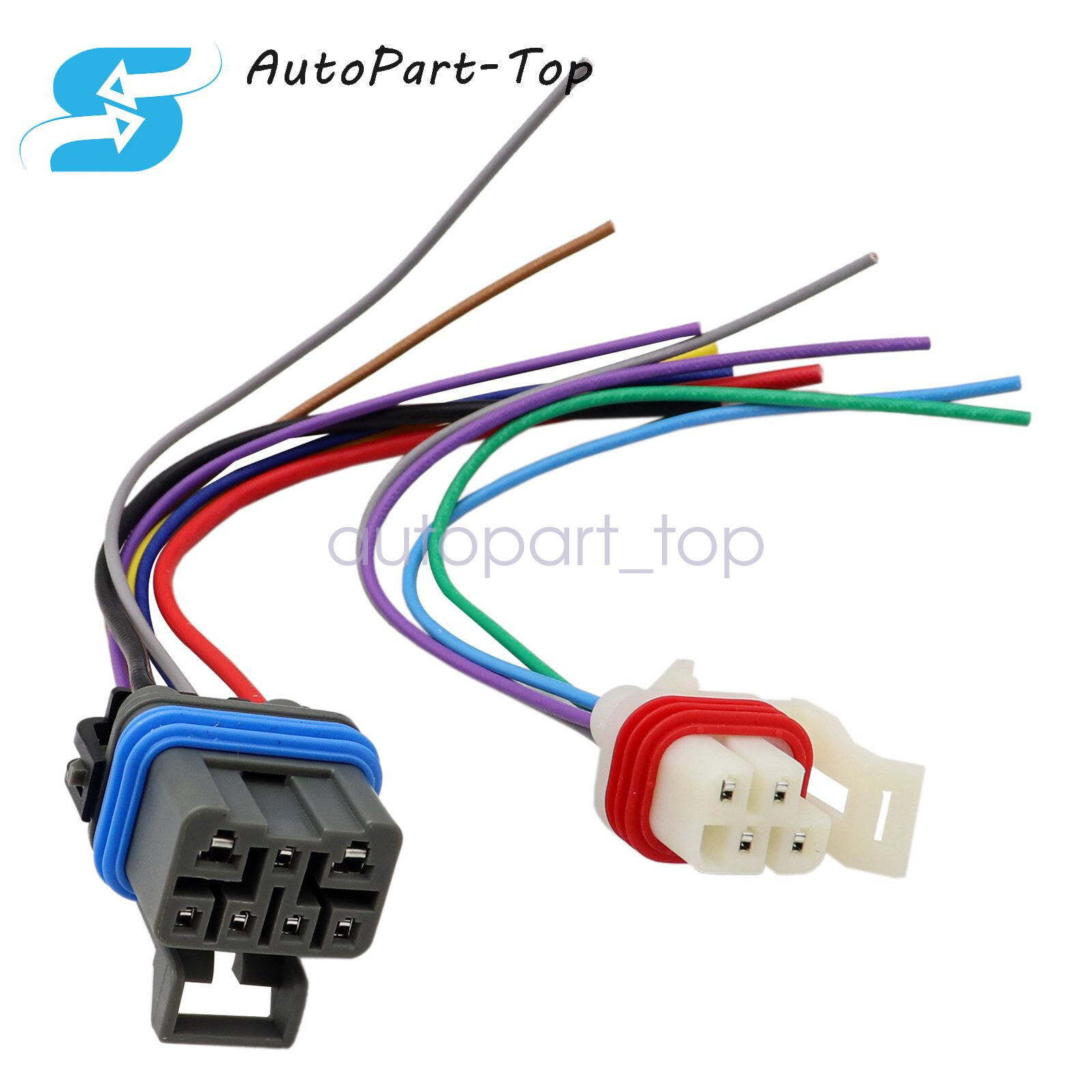 2PCS Neutral Safety Switch Connector 7PIN & 4PIN for GMC Chevy 4L60E 4L80E 4L65E