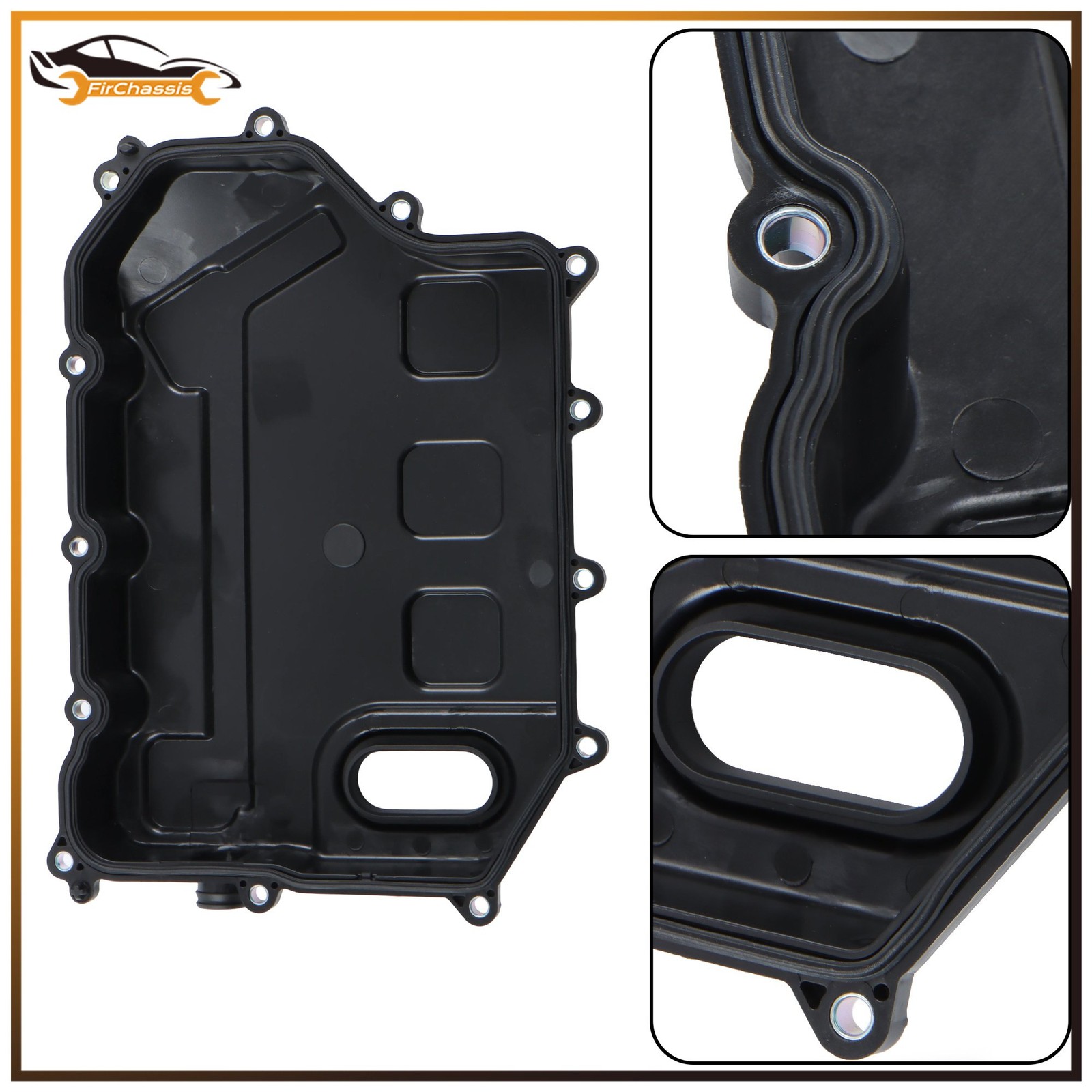 For Ford Escape 2020-2025 L3 1.5L GAS Turbocharged Black Transmission Oil Pan