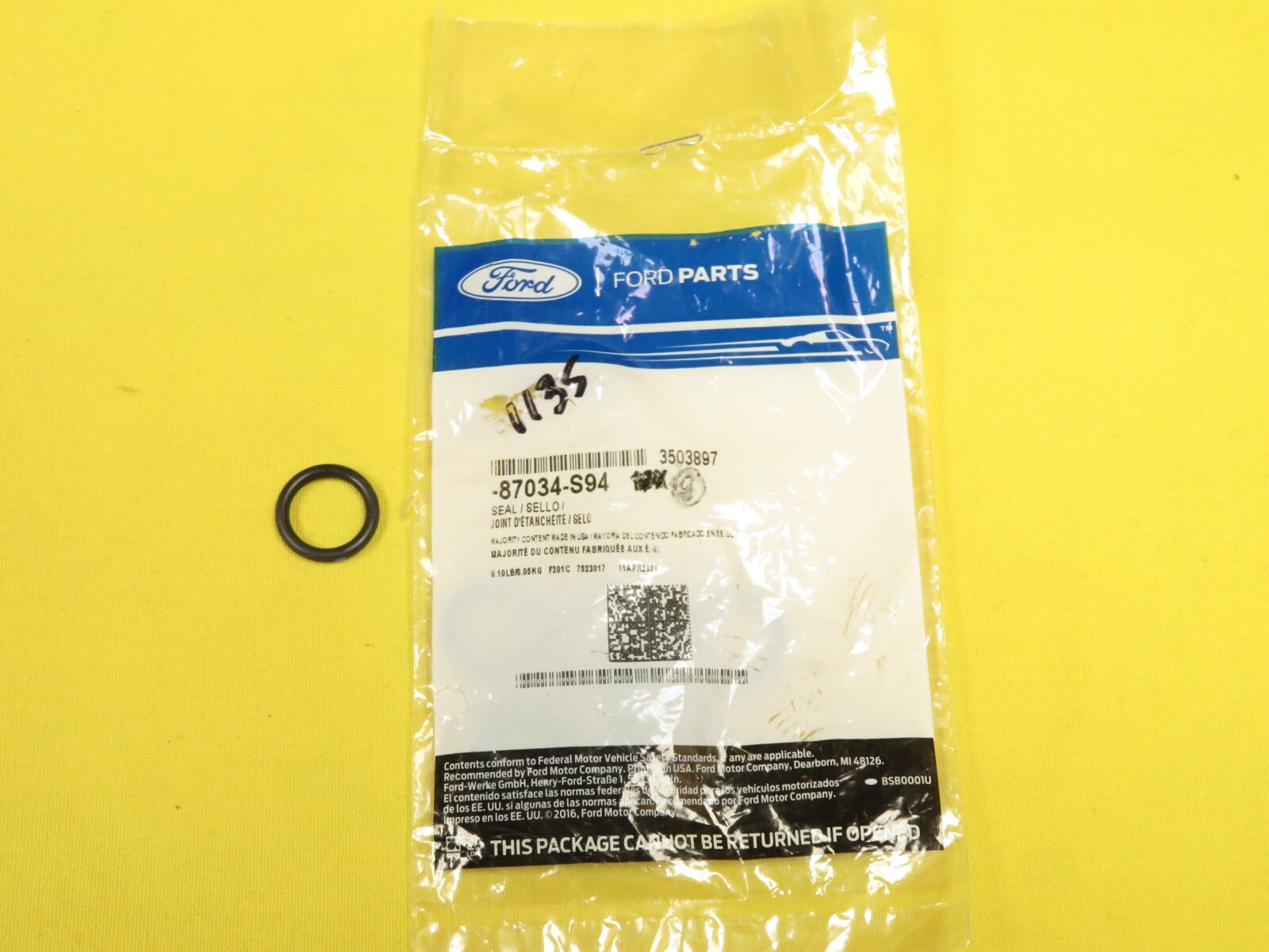 65-73 Mustang Falcon Fairlane Cougar C4 C6 FMX A/T Dipstick Filler Tube “O” Ring