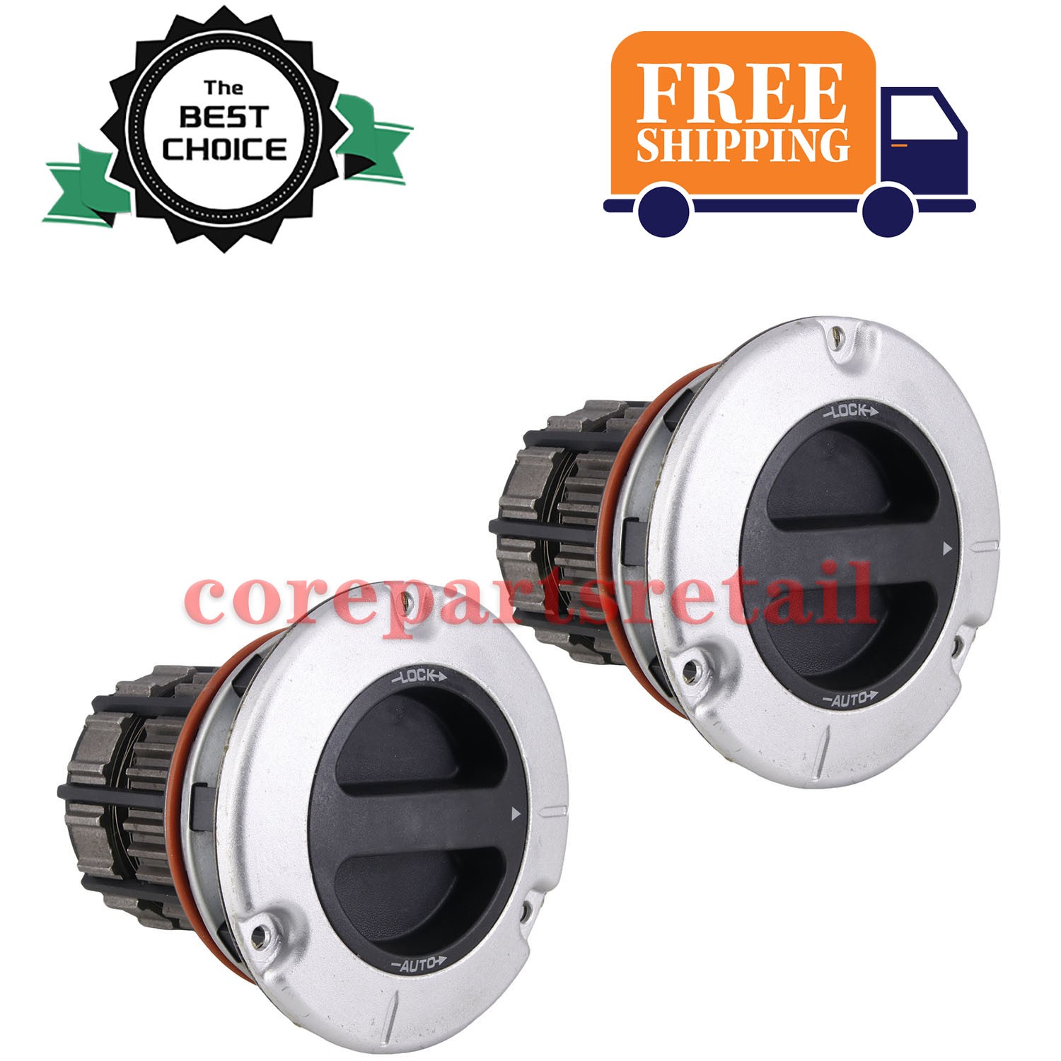 For 2011-2022 Ford Super Duty 1Pair Of Front Automatic Locking Hubs BC3Z-3B396-A