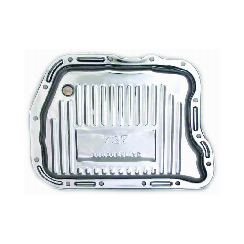 RPC Transmission Oil Pan R7598X; Finned Chrome Steel for Chrysler A727