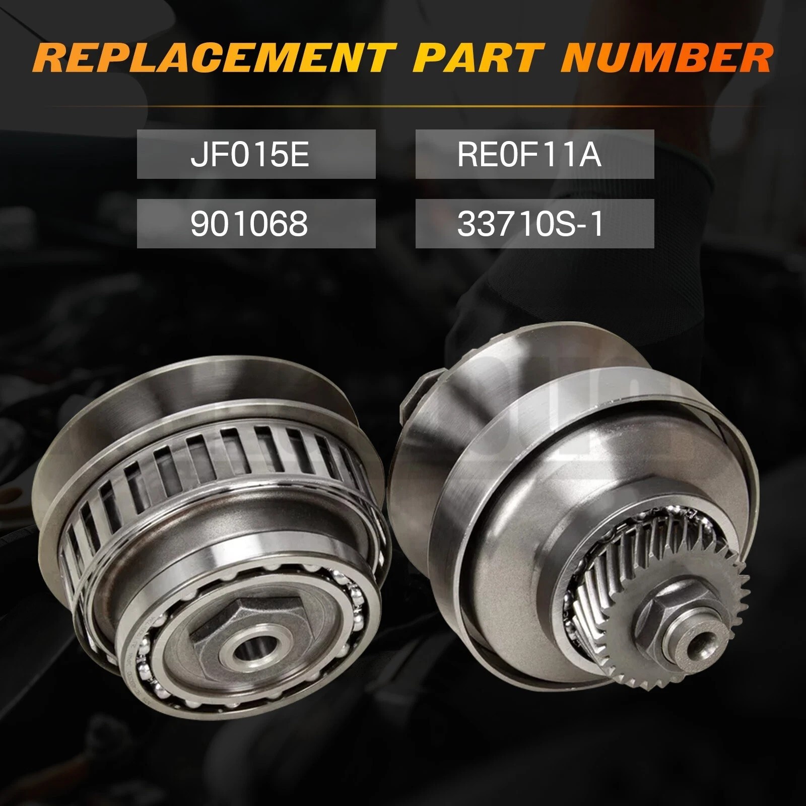 30T JF015E RE0F11A Transmission Pulley Kit w/ Chain For Nissan Suzuki Mitsubishi
