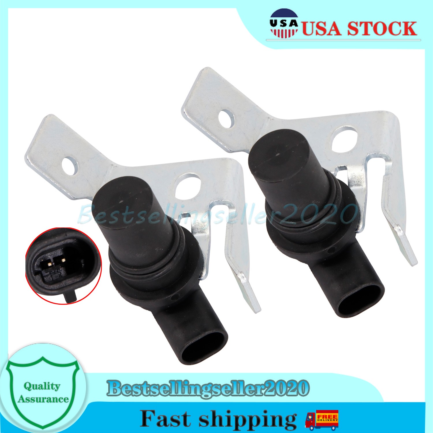 2PCS Input & Output Speed Sensors 24203876 for all GM Products 4L80E Automatic T
