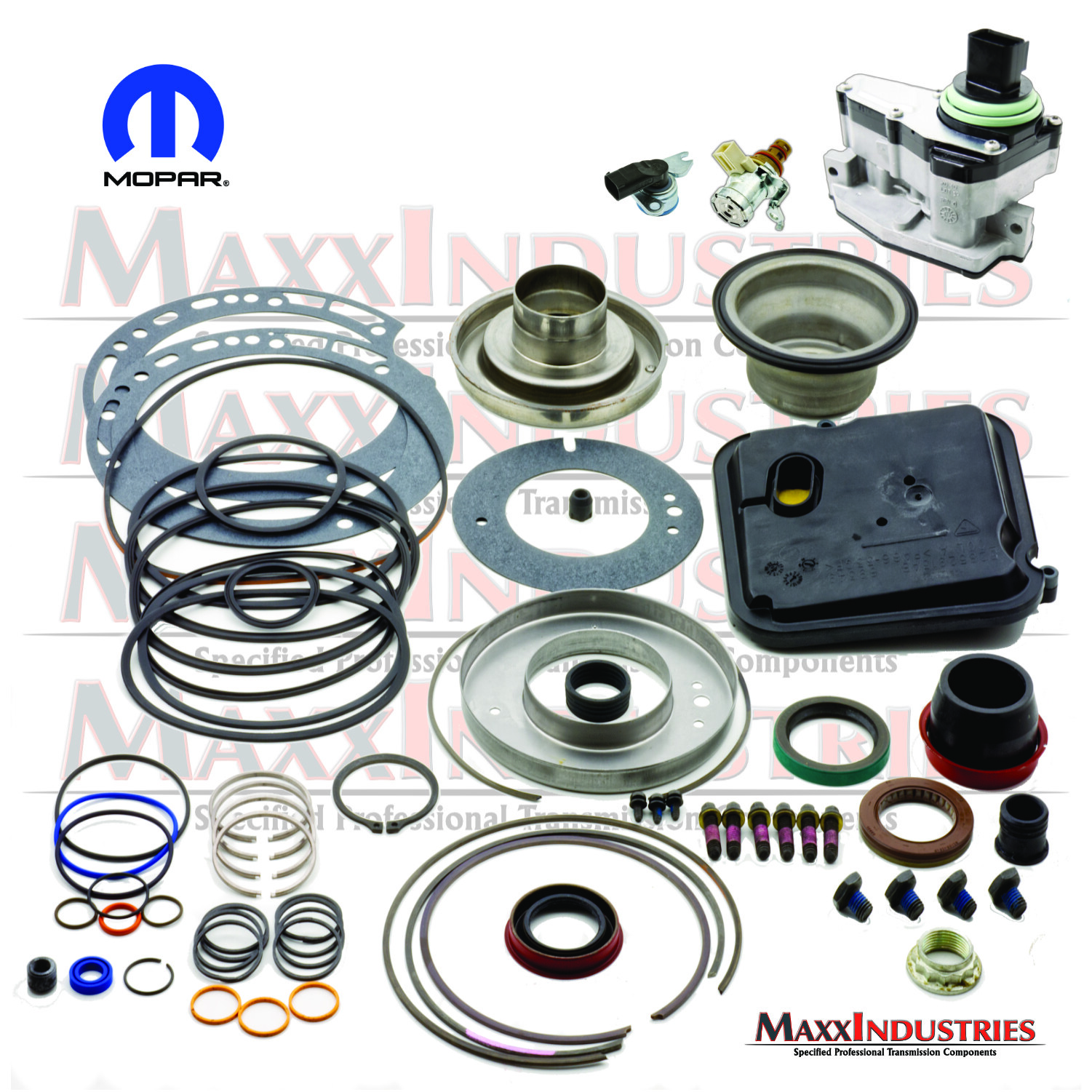 fits Dodge Jeep 42RLE Transmission Rebuild Kit with Solenoids OEM Mopar 2006+