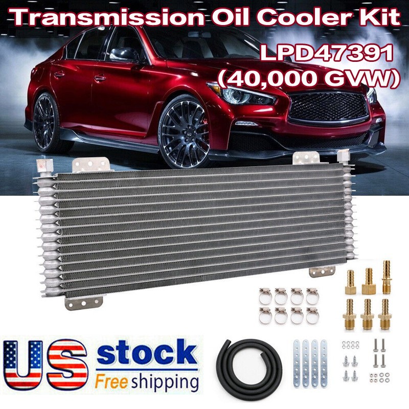 Tru-Cool Trans Oil Cooler For 40000 GVW LPD47391 Heavy Duty Plate #/