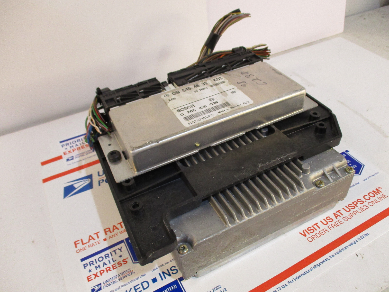 🚘 1998 C230 COMBO ECU CONTROL UNIT BOSCH ENGINE MODULE ECM TESTED POWER ABS
