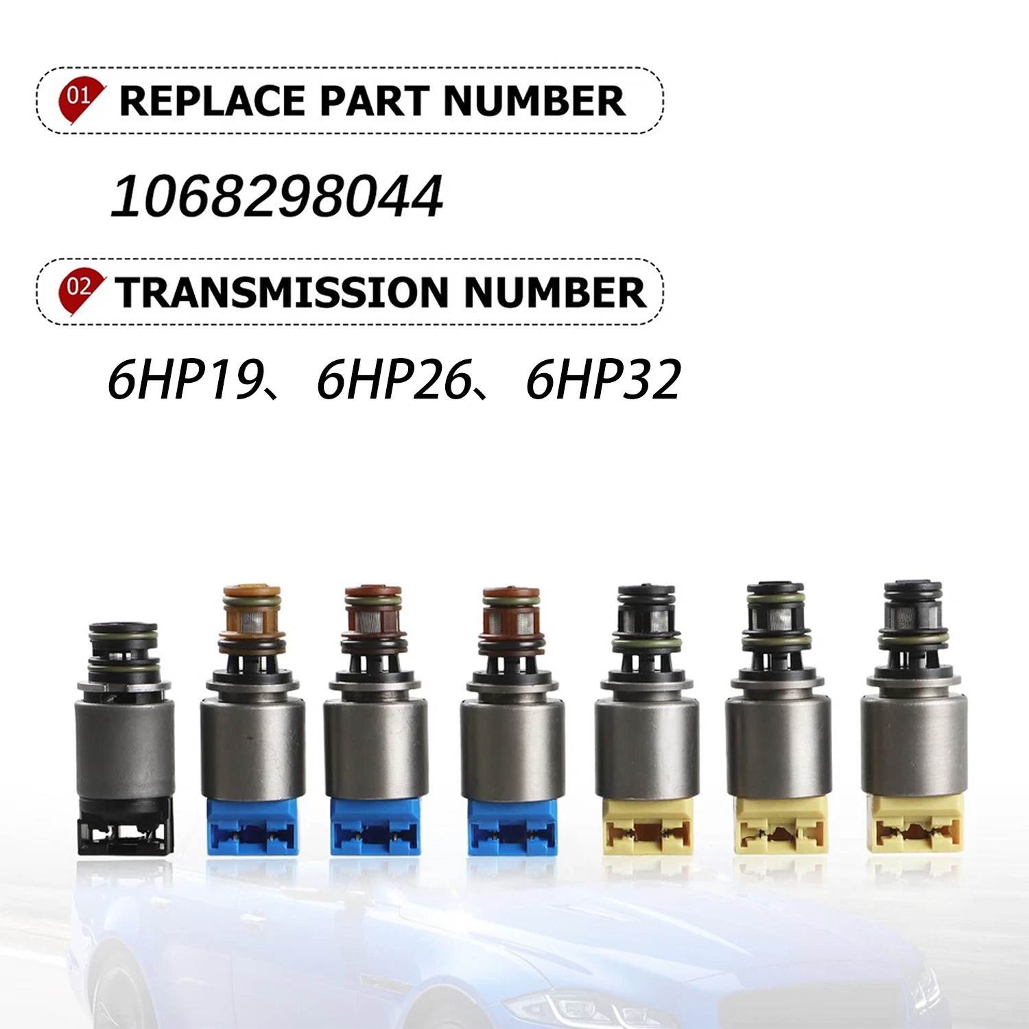 Auto Transmission Solenoid Valve Kit for 6HP19 6HP26 6HP32 Audi BMW
