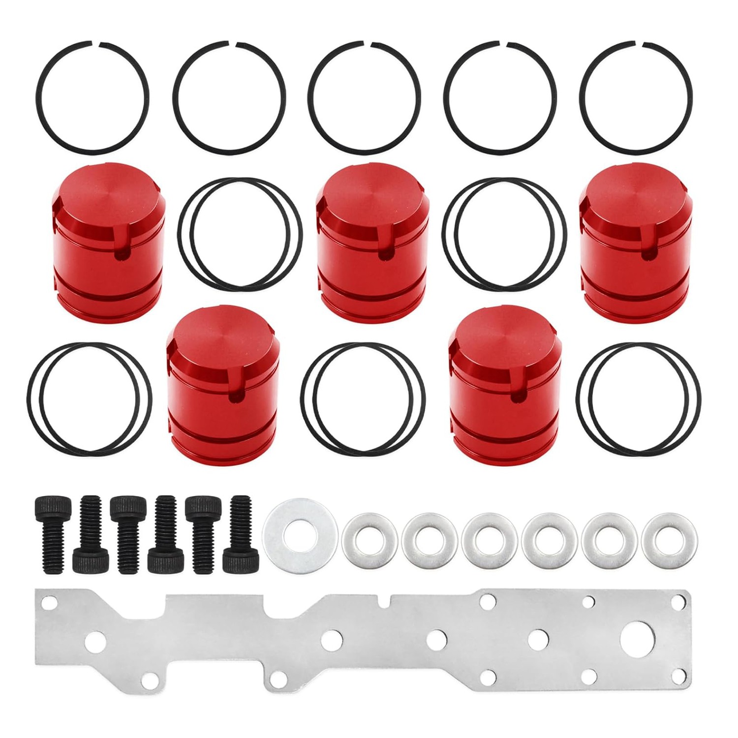 Transmission Accumulator Piston Set + Plate Repair Kit for 1999-on 545RFE 68RFE