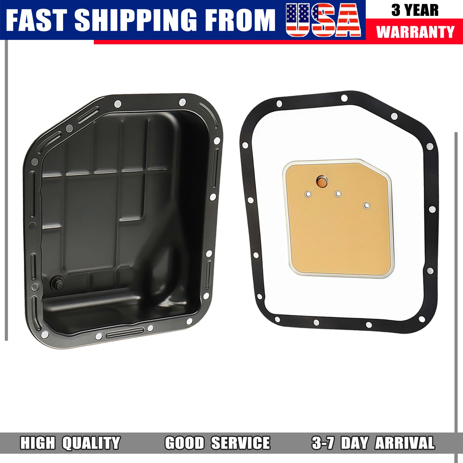 For 90-97 A500 42RE 44RE Jeep Dodge B150 D150 Trans Filter Pan Gasket Set