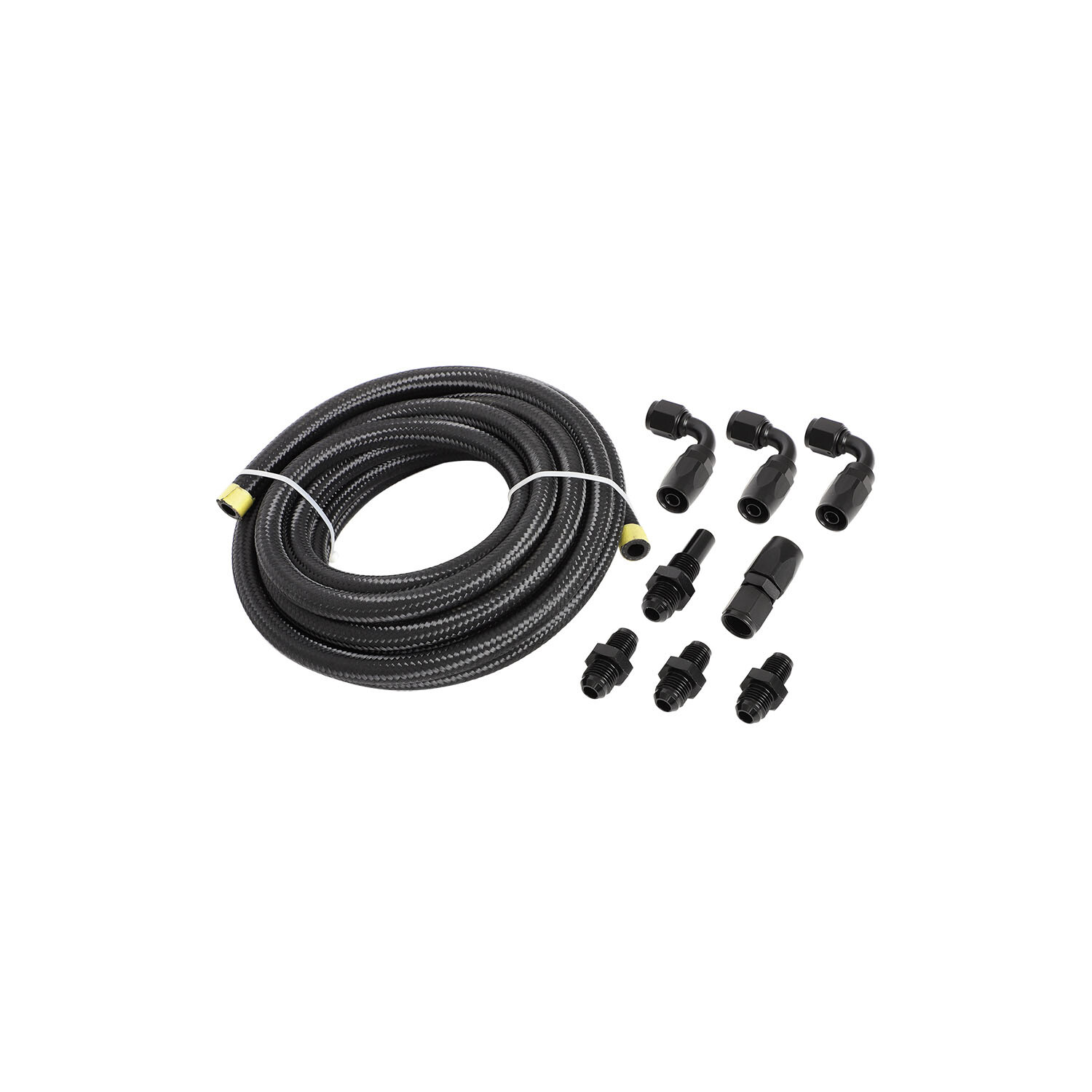 For GM 4L80E Automatic Transmission Cooler Lines Kit 6-AN Steel Braided Line Kit