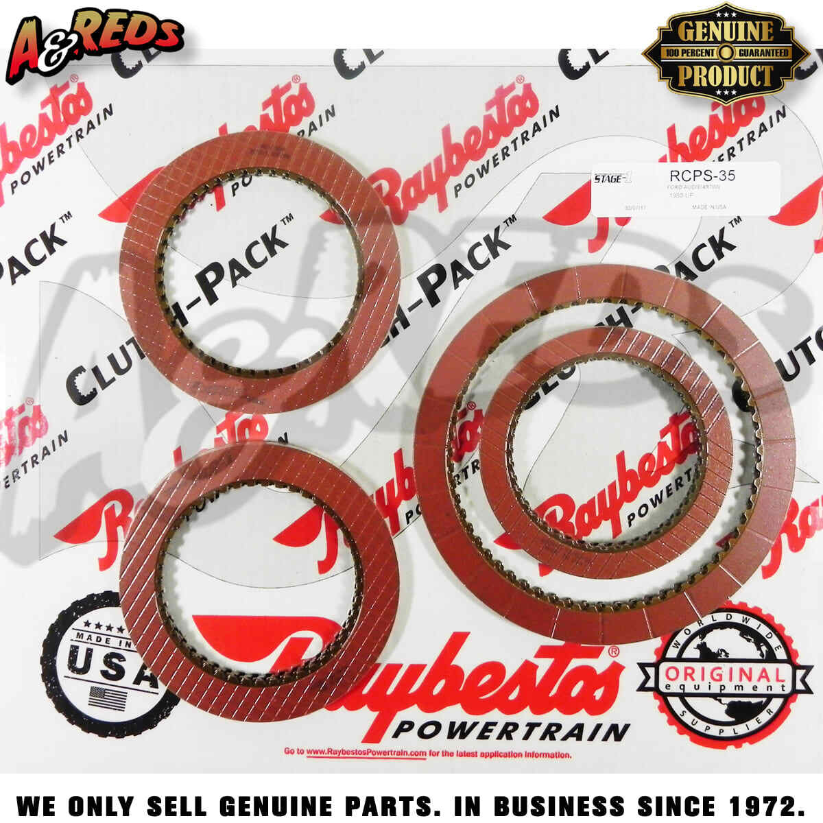 Raybestos Friction Clutch Pack AODE, 4R70W (#RCPS-35)
