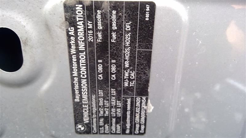 Automatic Transmission 2.0L 28iX Fits 15-18 BMW X4 3636167